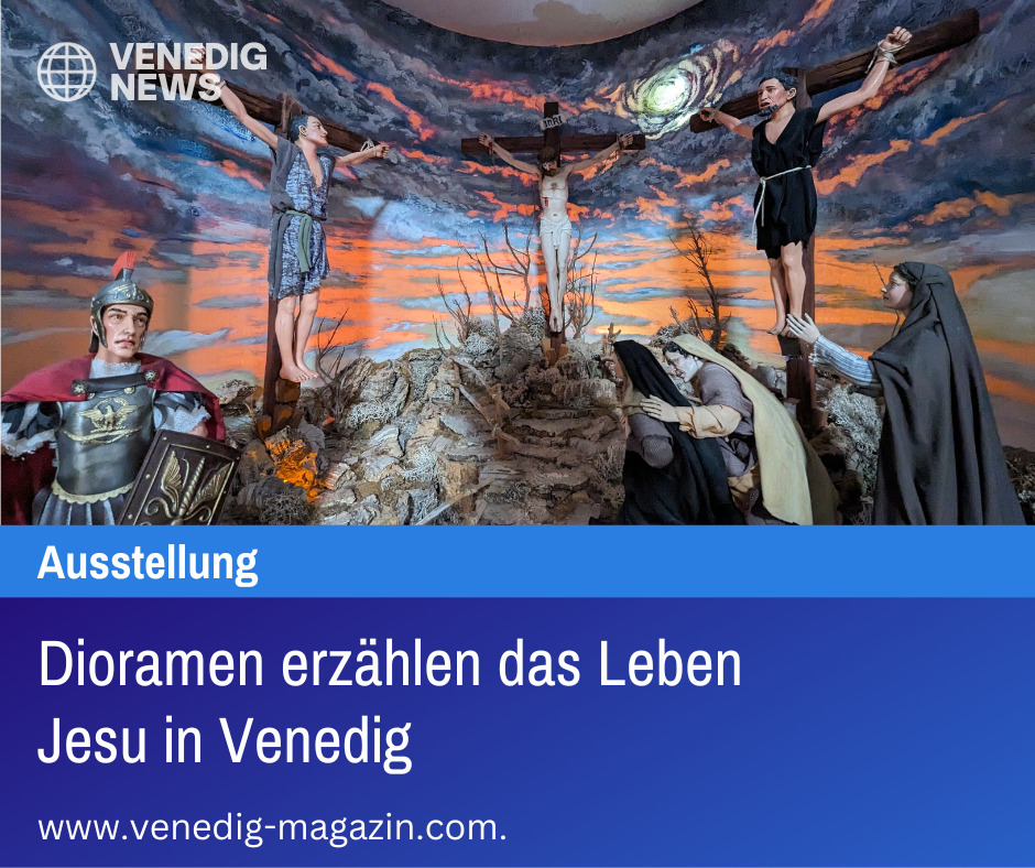 Dioramen erzählen das Leben Jesu in Venedig
