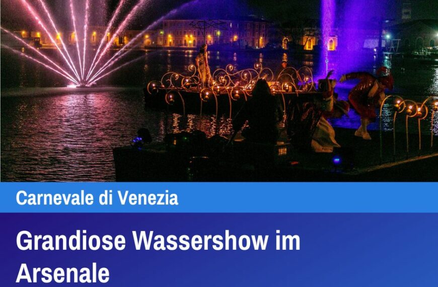 Grandiose Wassershow im Arsenale