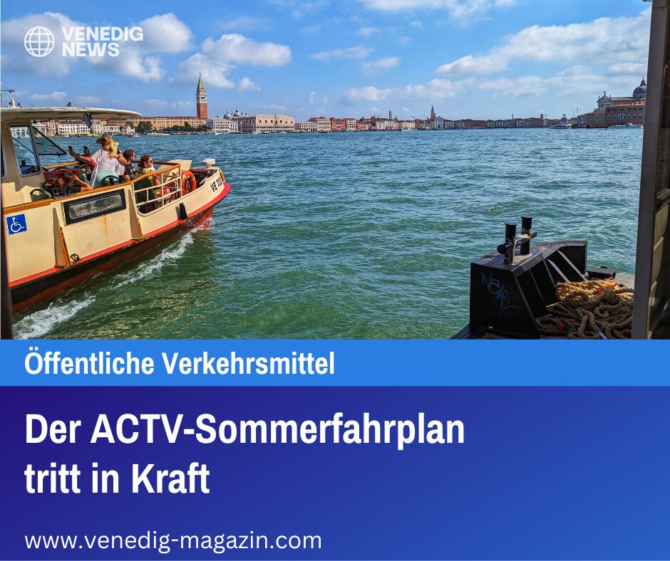 Der ACTV-Sommerfahrplan tritt in Kraft